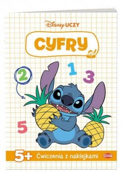 Książeczka Disney uczy. Stitch. Ćwiczenia z naklejkami. Cyfry UDN-9306