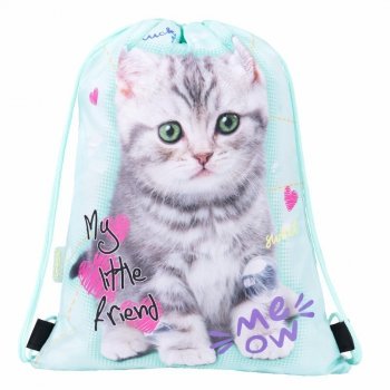 PROMO Worek na obuwie My Little Friend Mint Kitty