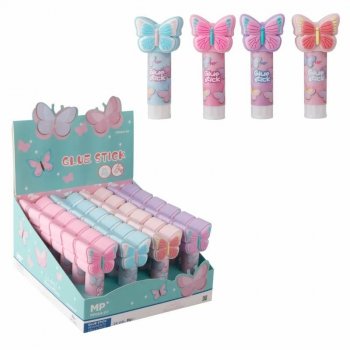 Klej w sztyfcie Motyl 8g MP p24 mix cena za 1 szt
