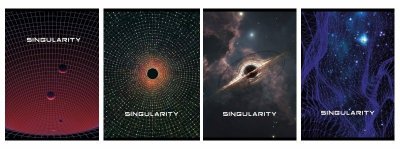 Zeszyt A5 80k kratka laminowany Singularity mix cena za 1 szt