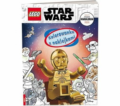 Kolorowanka z naklejkami. LEGO Star Wars. NA-6303