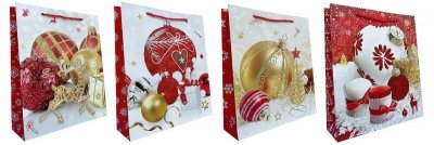 Torebka ozdobna prezentowa 901A 30x41,5x12cm mix cena za 1 szt