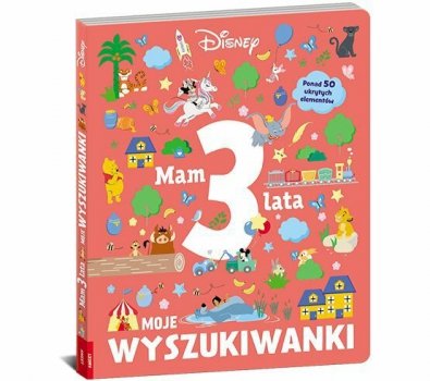 Książeczka Disney Moje Wyszukiwanki mam 3 lata SFM-9101