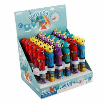 Długopis wielokolorowy Fantasy 10w1 Potwór 0.7mm PE253-32 p30 mix cena za 1 szt