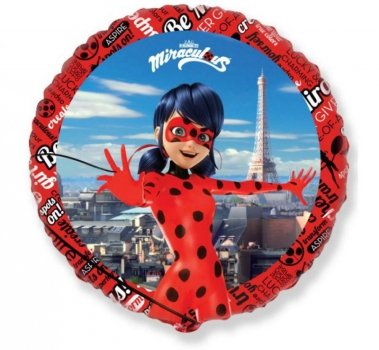 Balon foliowy 18 FX - Miraculous okrągły Godan