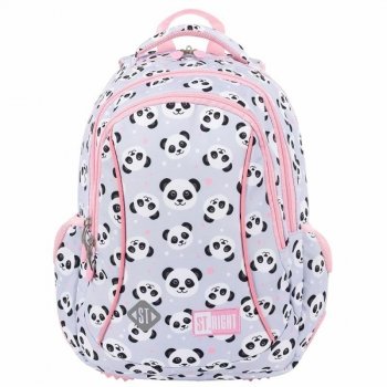 Plecak 3 komorowy STRIGHT BP-26 Grey Panda