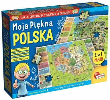 Mały geniusz moja piękna Polska puzzle 42043 LISCIANI