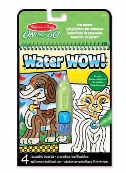 PROMO MELISSA Kolorowanka wodna Water Wow! Zwierzęce labirynty 19484