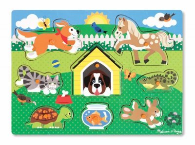 MELISSA Puzzle drewniane Zwierzęta 19053