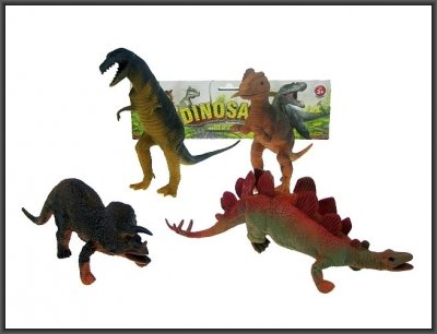 PROMO Dinozaury 4 sztuki 24cm 2078A HIPO cena za opakowanie