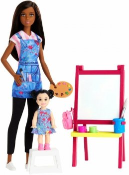Barbie Lalka kariera Nauczycielka plastyki GJM30 DHB63 MATTEL