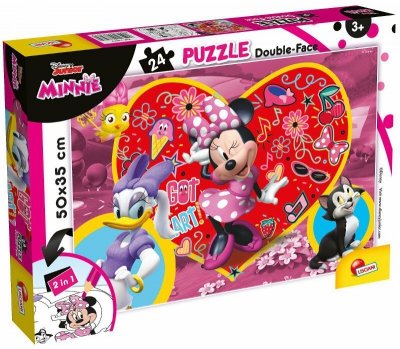 Puzzle dwustronne 24el Minnie Mouse 73979