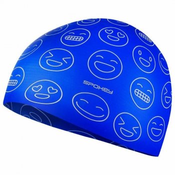 Czepek silikonowy EMOJI fioletowy 927909 SPOKEY