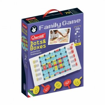 PROMO Kropki i tunele Dots&boxes gra Family Game QUERCETTI 1008