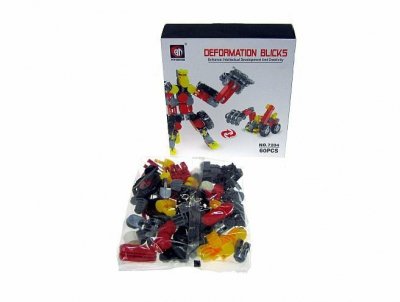 Klocki deformation 60 elementów 7204