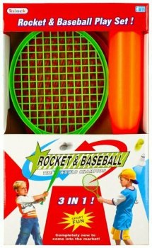 PROMO Rakietki plażowe z akcesoriami. Baseball 487441 MC