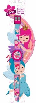 Zegarek cyfrowy KE02 ECO (bez plastikowego opakowania) Fairies Princess KL11306 Kids Euroswan