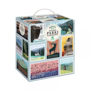 Puzzle dla dzieci Polskie Parki Narodowe 500el Puzzlove CzuCzu