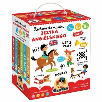 CzuCzu Zestaw do nauki języka angielskiego dla dzieci 4,5,6+