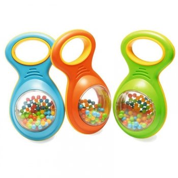 PROMO Zabawka muzyczna Baby Shaker Bobaski i Miś p24 61774 Trefl