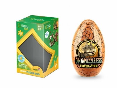 Puzzle Triceratops 63el National Geographic DS1042H Cubic Fun