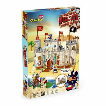 Puzzle 3D Zamek Piratów P833 Cubic Fun