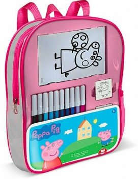 PROMO Pieczątki Świnka Peppa w plecaku PEPPA PIG 24875 Multiprint