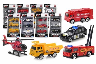 Zestaw pojazdów 3el. Toys for Boys 126543 mix cena za 1 szt