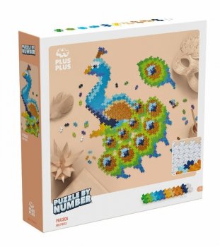 Plus Plus Puzzle by number Paw 800 elementów 3931