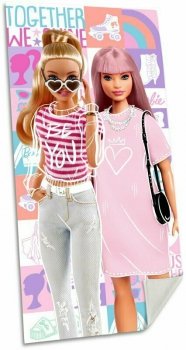 Ręcznik kąpielowy / plażowy 70x140cm Barbie BB00017 Kids Euroswan
