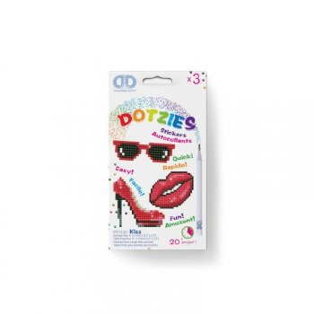 PROMO Haft Diamentowy Diamond Dotz Kiss 3pak Naklejki Diamentowa mozaika DTZ12021