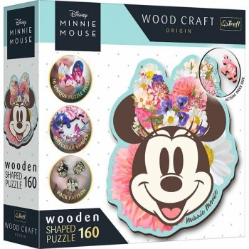 Puzzle drewniane 160el. Disney Stylowa Myszka Minnie 20193 Trefl