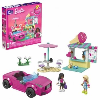 MEGA Barbie Kabriolet i stoisko z lodami HPN78 p6 MATTEL