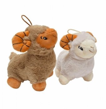 Maskotka Baran mały Bee z dźwiękiem 18cm 03919 mix cena za 1 szt