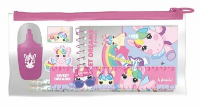 Zestaw piśmienniczy 7el. w saszetce Sweet Dreams KL11542 Kids Euroswan