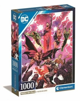 PROMO Clementoni Puzzle 1000el Compact DC Comics Justice League 39853