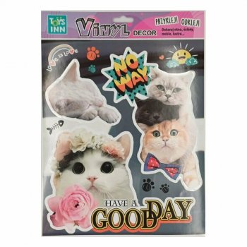 Naklejki winylowe zwierzaki - koty no way 8608 STNUX p6