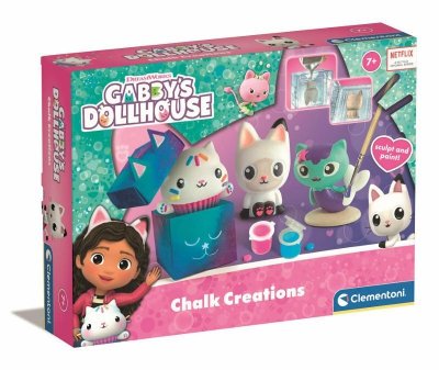 Clementoni Przyjaciele Gabby. Zestaw figurek do dekorowania. Koci Domek Gabi. Gabby's Dollhouse 50885