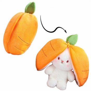 Maskotka pluszowa Magiczny królik 50cm Marchewka 0322