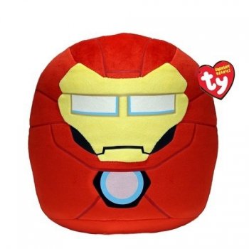 Maskotka-poduszka TY Squishy Beanies Marvel IRON MAN 30cm 39351