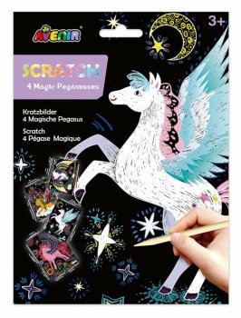 Wydrapywanki z rysikiem - 4 magiczne pegazy Avenir