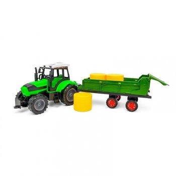 Traktor z przyczepą pod kloszem New Fashion Vehicles 101763