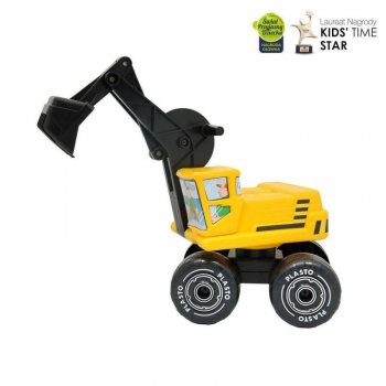 PLASTO Jeździk Koparka 76cm PLA1108