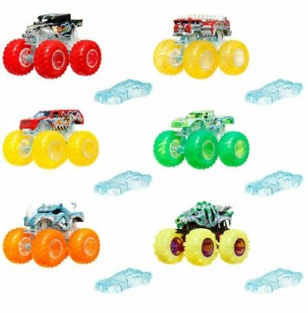 Hot Wheels Monster Trucks Auto Power Smashers mix HYJ19 MATTEL cena za 1 szt