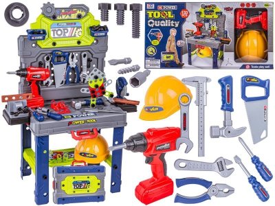 Zestaw Majsterkowicza Mechanika Warsztat Stolarski Walizka Stolik Wkrętarka Narzędzia