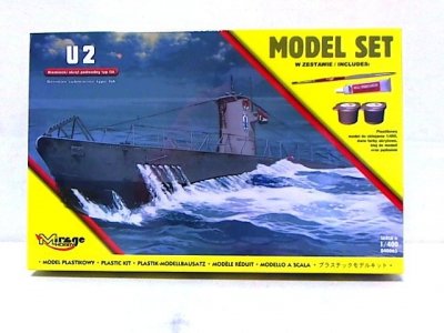 MIRAGE MODELE Mirage zest.d/sklej.Uboot U2 S06 840065