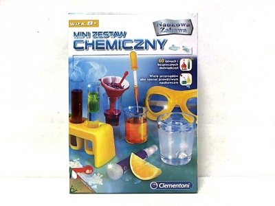 CLEMENTONI - ZABAWKI CLE Naukowa zabawa Mini zestaw chemiczny 60952