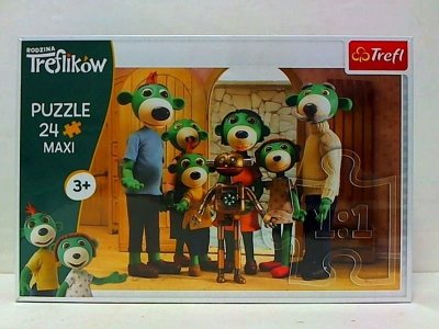 TREFL PUZZLE MAXI 24 Portret rodzinny z Robobotem 14254