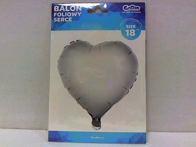 GODAN Balon foliowy 18" Serce srebrne FG-S36SR 32764