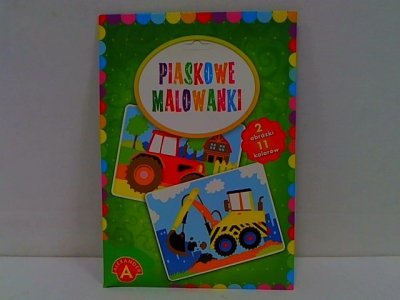 ALEXANDER Piaskowe malowanki - Koparka,Traktor 20946